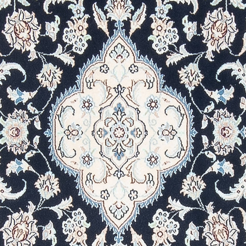 Runner Perser Rug - Nain - Premium - 388 x 88 cm - dark blue