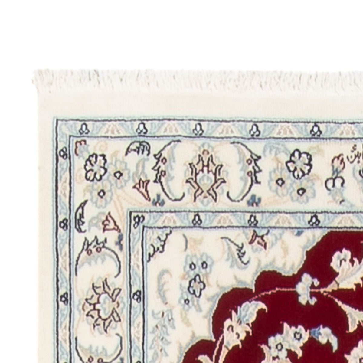 Runner Perser Rug - Nain - Premium - 344 x 80 cm - red