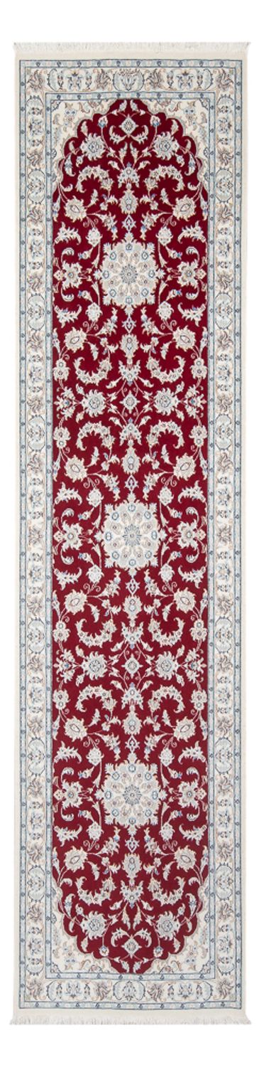 Runner Perser Rug - Nain - Premium - 298 x 83 cm - red