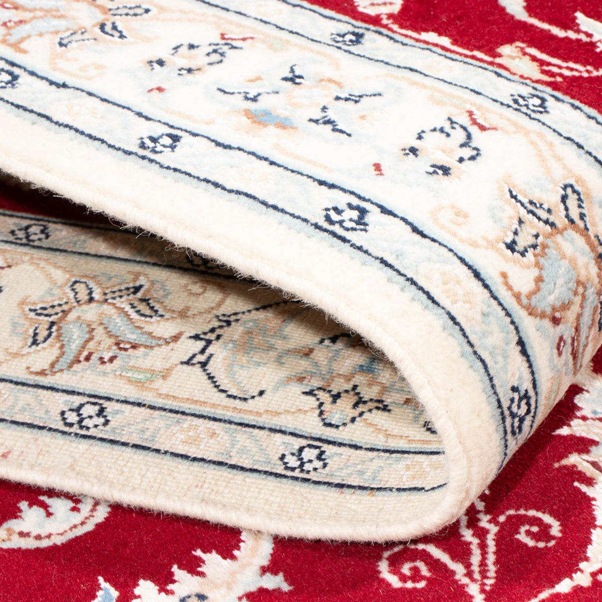 Runner Perser Rug - Nain - Premium - 298 x 83 cm - red