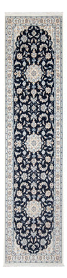 Runner Perser Rug - Nain - Premium - 302 x 83 cm - dark blue