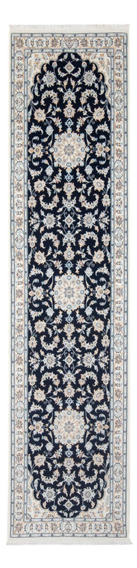 Runner Perser Rug - Nain - Premium - 302 x 83 cm - dark blue