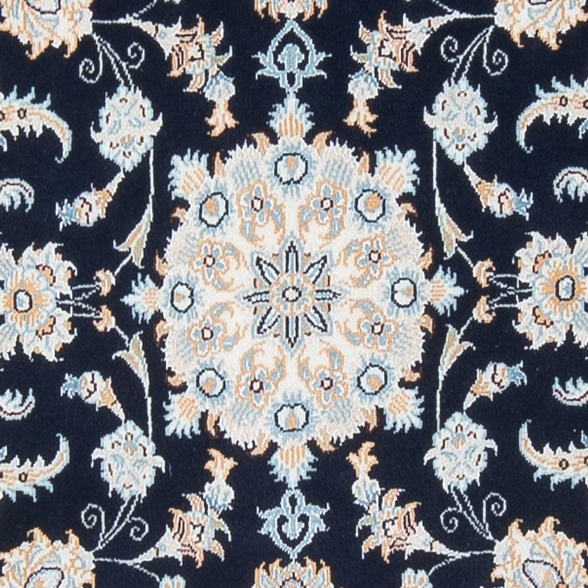 Runner Perser Rug - Nain - Premium - 302 x 83 cm - dark blue