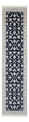 Runner Perser Rug - Nain - Premium - 302 x 82 cm - dark blue