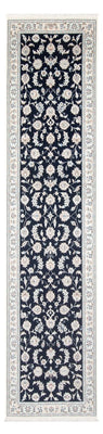 Runner Perser Rug - Nain - Premium - 339 x 85 cm - dark blue