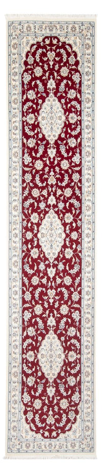 Runner Perser Rug - Nain - Premium - 351 x 85 cm - red