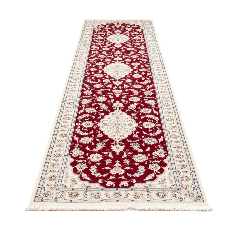Runner Perser Rug - Nain - Premium - 351 x 85 cm - red