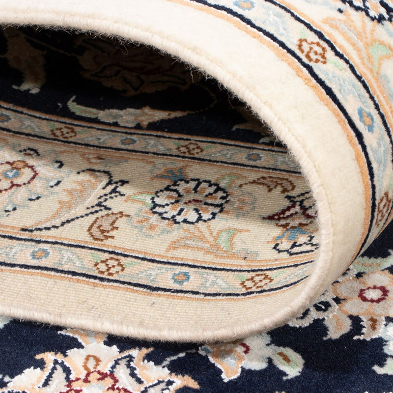 Runner Perser Rug - Nain - Premium - 400 x 90 cm - dark blue