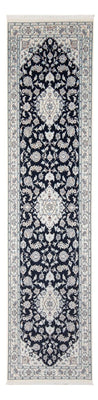 Runner Perser Rug - Nain - Premium - 299 x 84 cm - dark blue