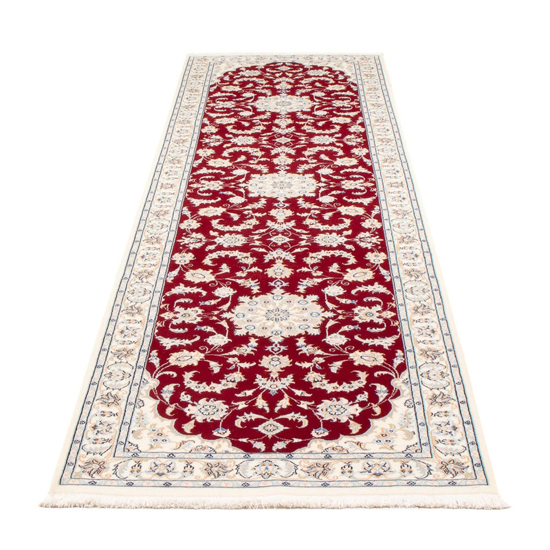 Runner Perser Rug - Nain - Premium - 302 x 82 cm - red