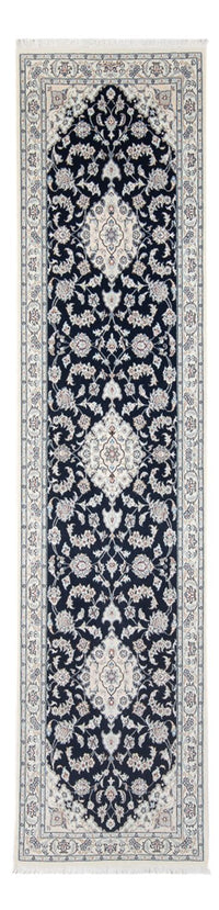 Runner Perser Rug - Nain - Premium - 300 x 80 cm - dark blue