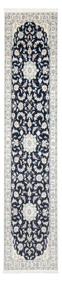 Runner Perser Rug - Nain - Premium - 322 x 80 cm - dark blue