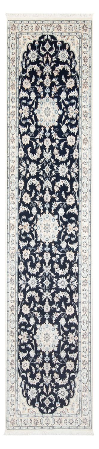 Runner Perser Rug - Nain - Premium - 322 x 80 cm - dark blue