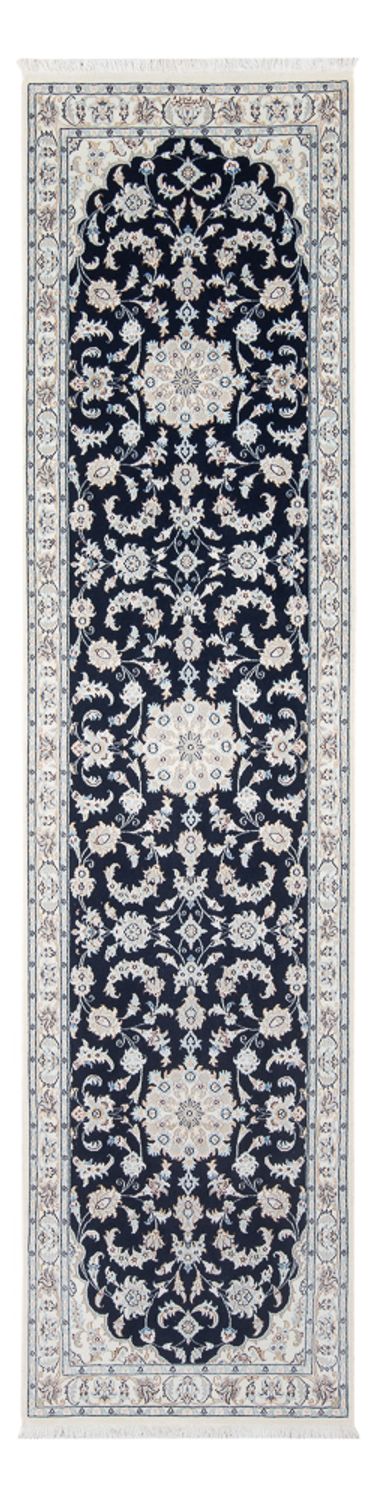 Runner Perser Rug - Nain - Premium - 301 x 83 cm - dark blue