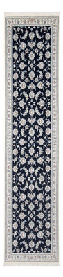 Runner Perser Rug - Nain - Premium - 302 x 80 cm - dark blue