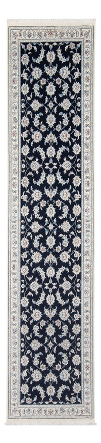 Runner Perser Rug - Nain - Premium - 302 x 80 cm - dark blue