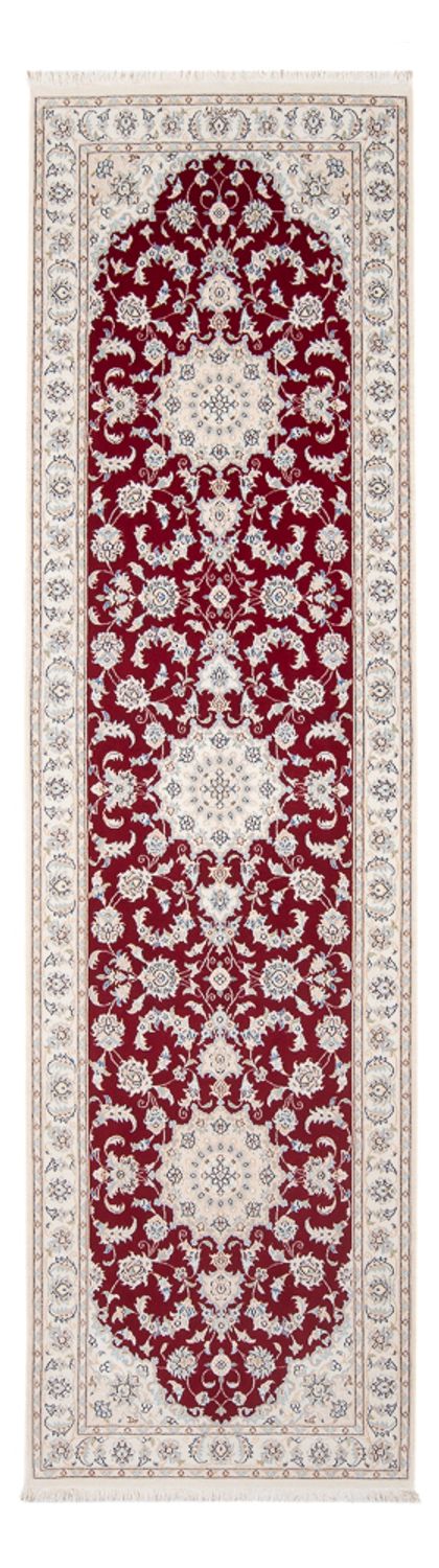 Runner Perser Rug - Nain - Premium - 297 x 92 cm - red