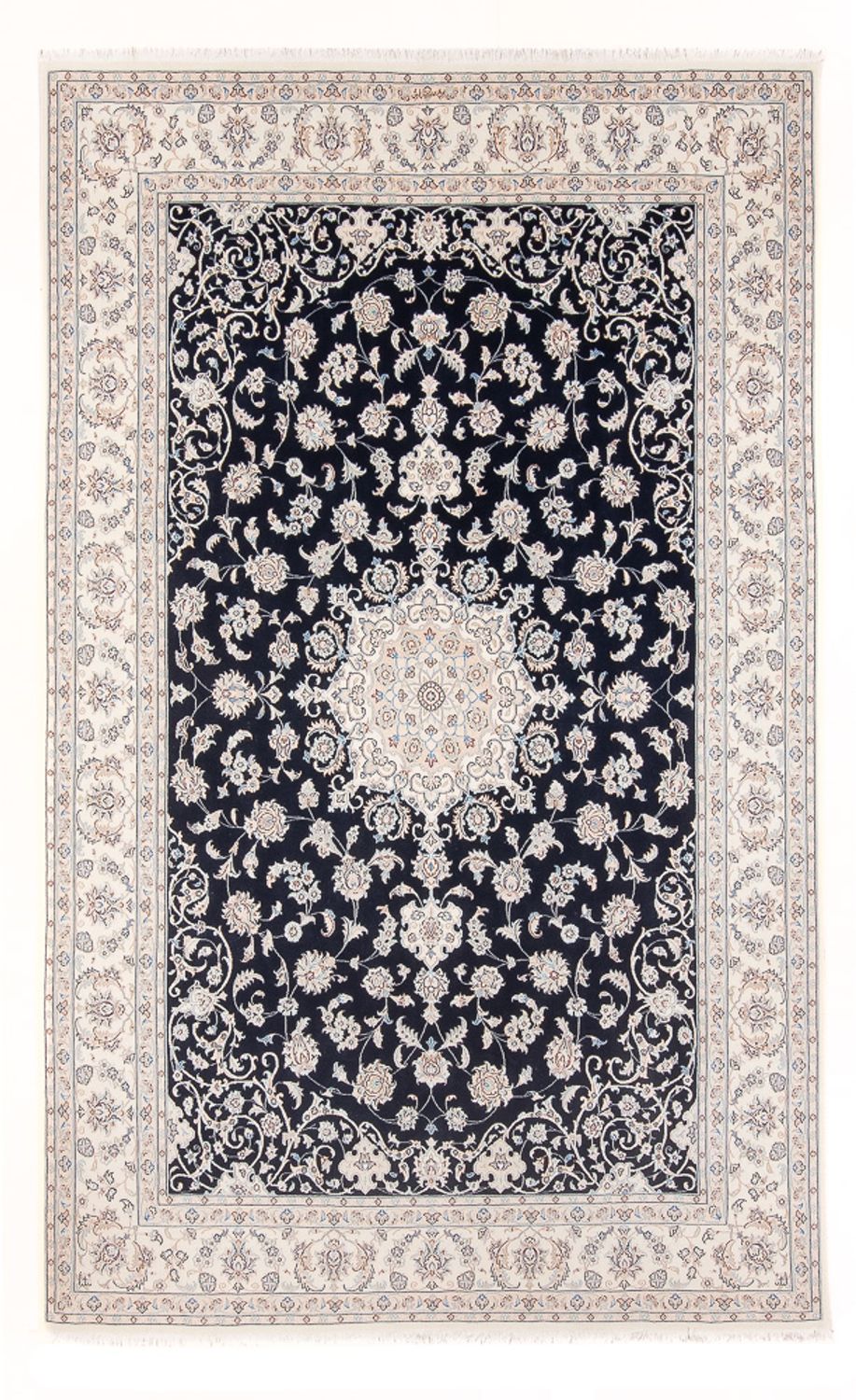 Perser Rug - Nain - Premium - 301 x 202 cm - dark blue