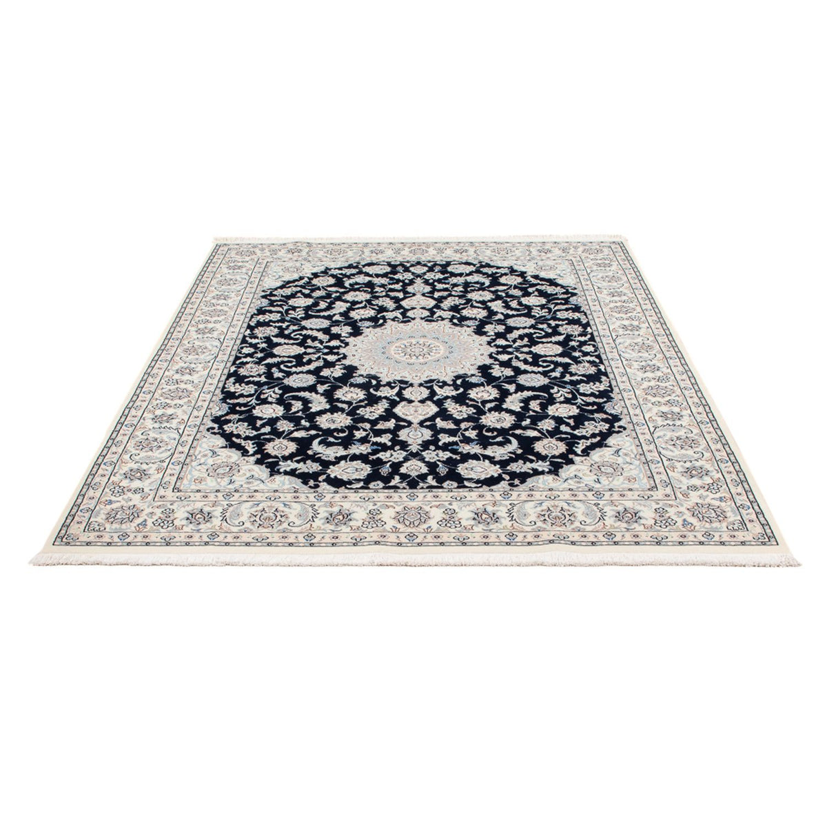 Perser Rug - Nain - Premium - 199 x 149 cm - dark blue