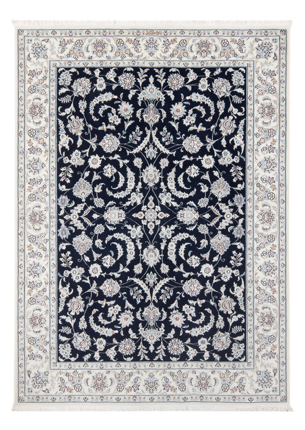 Perser Rug - Nain - Premium - 202 x 150 cm - dark blue