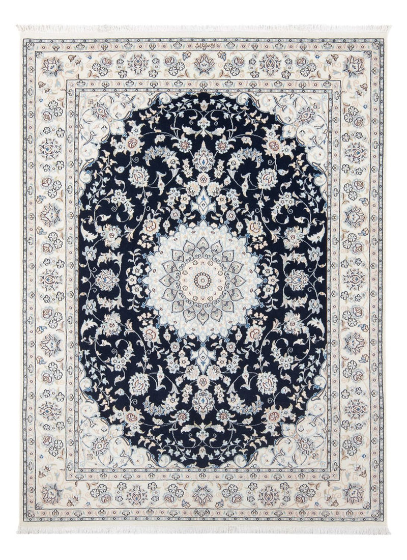 Perser Rug - Nain - Premium - 196 x 148 cm - dark blue