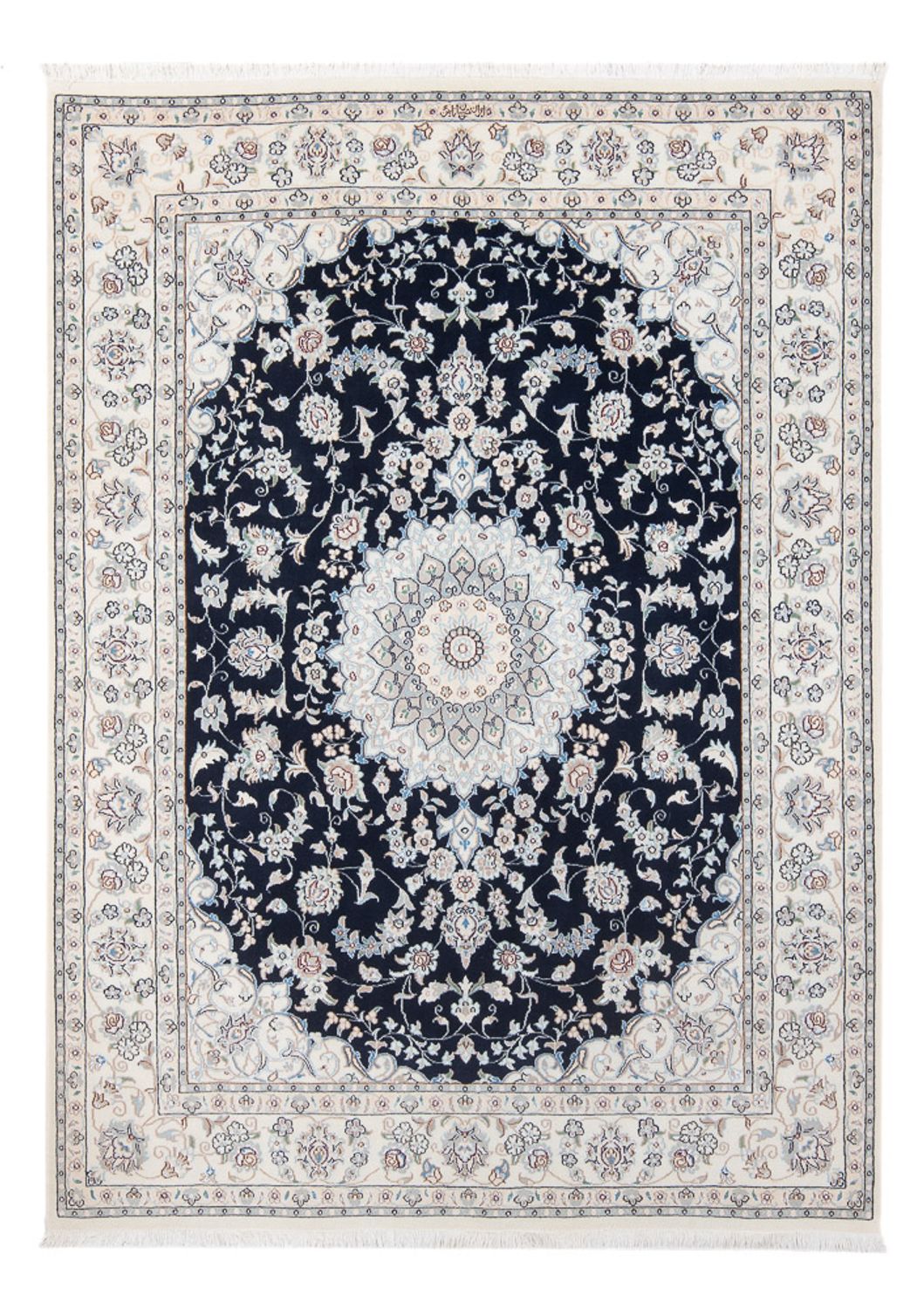 Perser Rug - Nain - Premium - 204 x 150 cm - dark blue