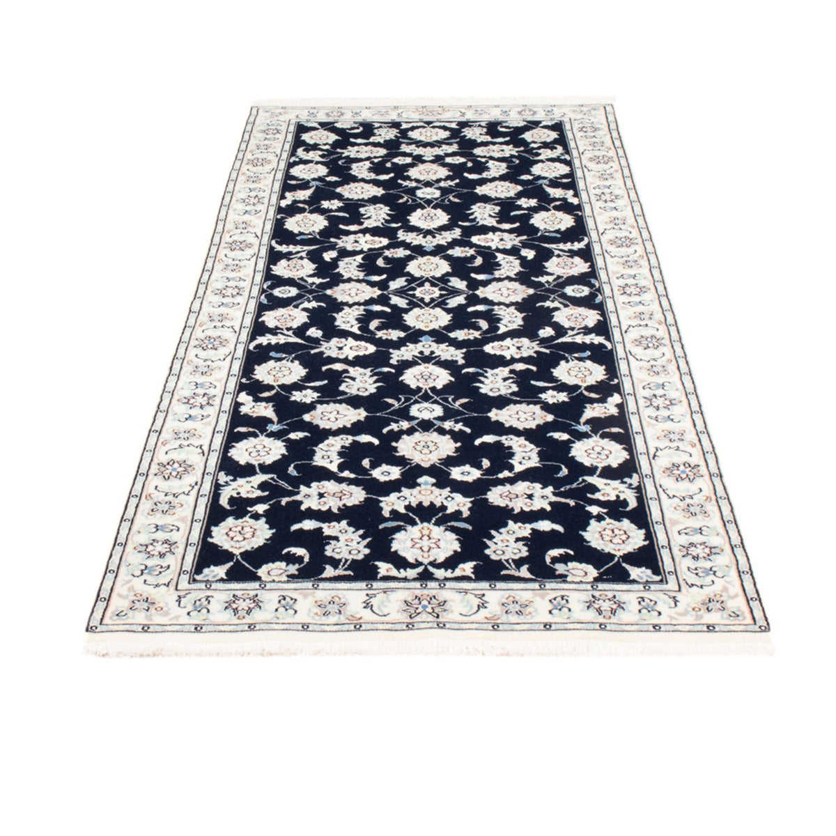 Runner Perser Rug - Nain - Royal - 195 x 81 cm - dark blue