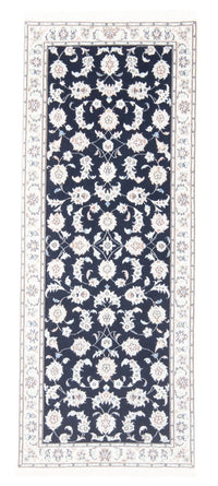 Runner Perser Rug - Nain - Royal - 196 x 80 cm - dark blue