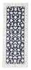 Runner Perser Rug - Nain - Royal - 196 x 80 cm - dark blue