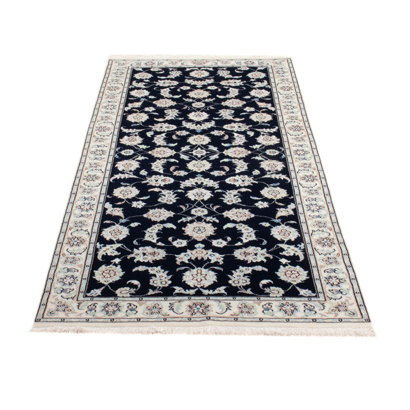 Runner Perser Rug - Nain - Royal - 196 x 80 cm - dark blue