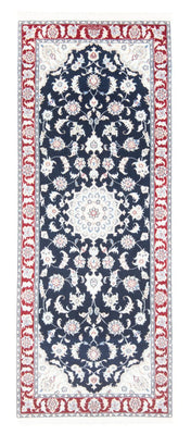 Runner Perser Rug - Nain - Royal - 200 x 80 cm - dark blue