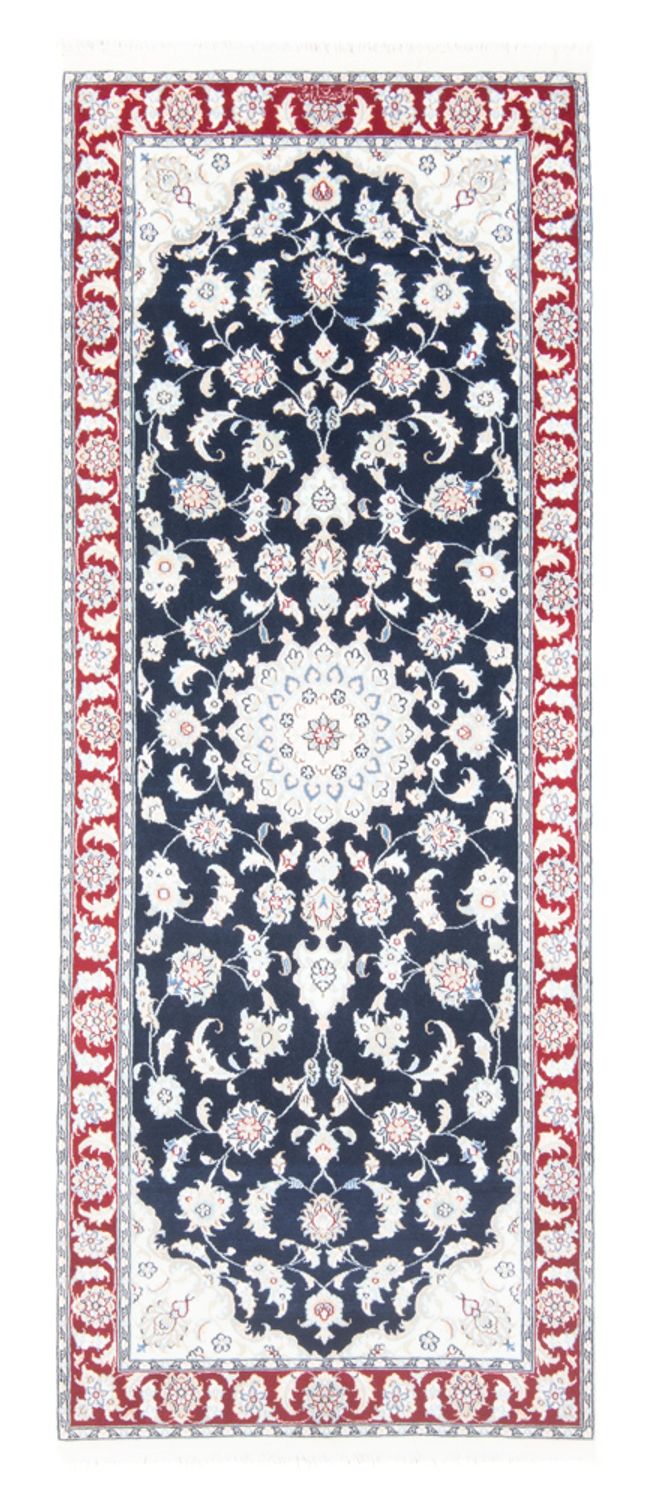 Runner Perser Rug - Nain - Royal - 200 x 80 cm - dark blue