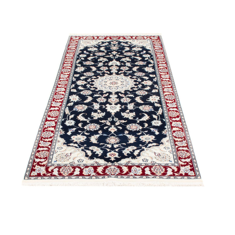 Runner Perser Rug - Nain - Royal - 200 x 80 cm - dark blue