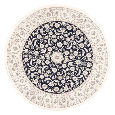 Perser Rug - Nain round  - 202 x 202 cm - dark blue