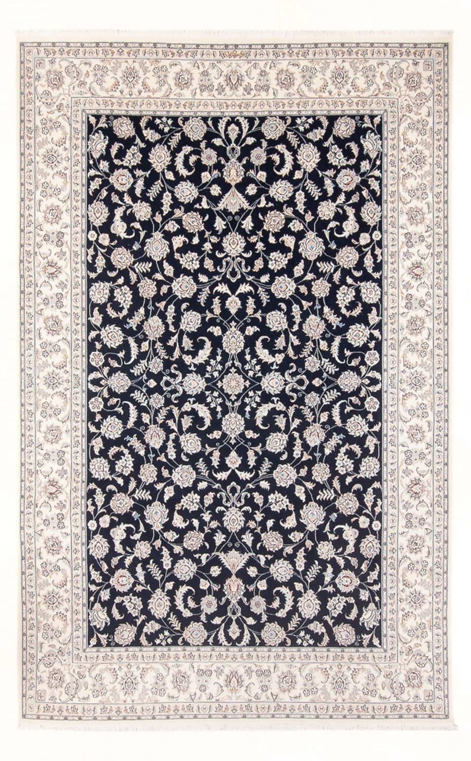 Perser Rug - Nain - Premium - 298 x 198 cm - dark blue