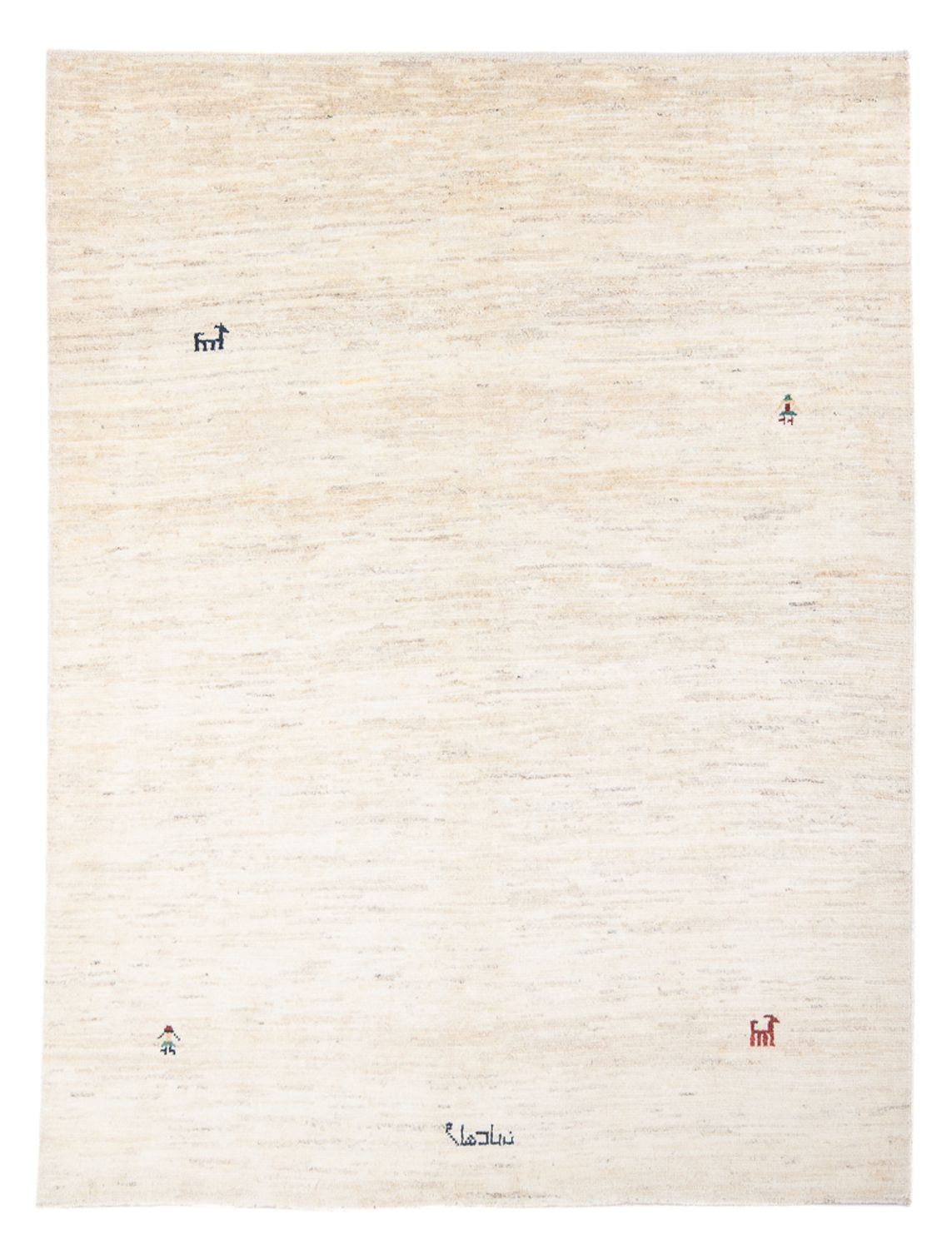 Gabbeh Rug - Perser - 196 x 149 cm - beige