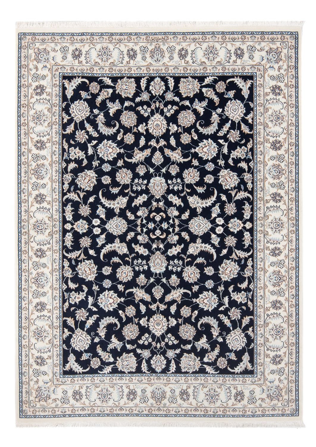 Perser Rug - Nain - Premium - 205 x 148 cm - dark blue