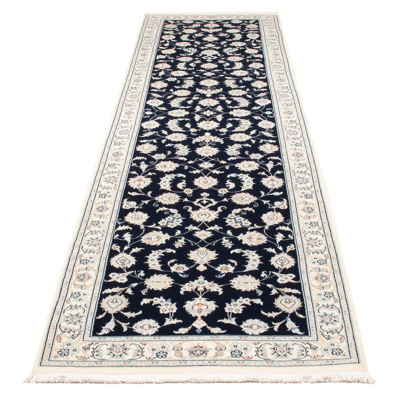 Runner Perser Rug - Nain - Premium - 352 x 82 cm - dark blue