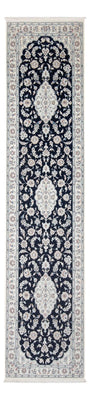 Runner Perser Rug - Nain - Premium - 339 x 86 cm - dark blue