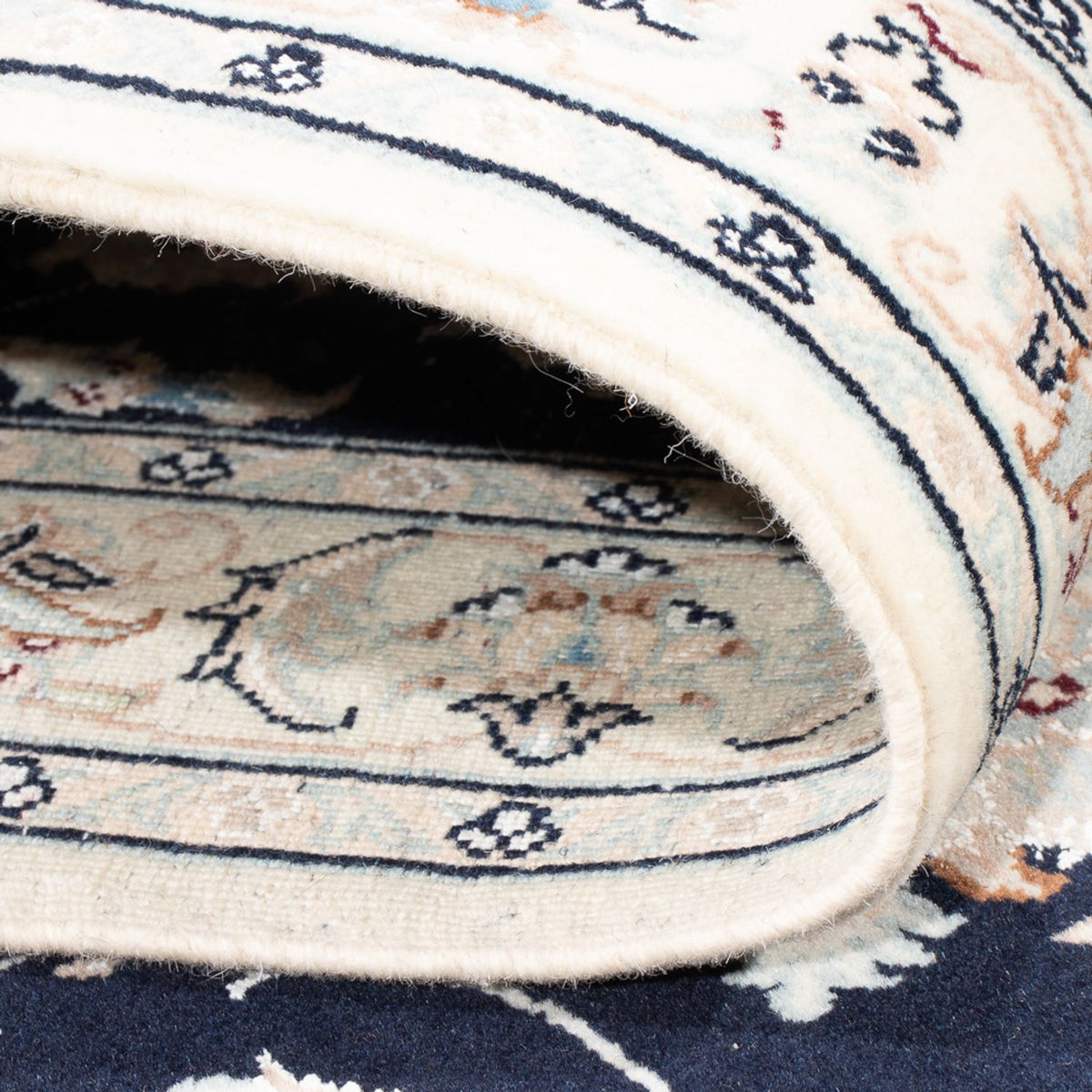 Runner Perser Rug - Nain - Premium - 297 x 82 cm - dark blue