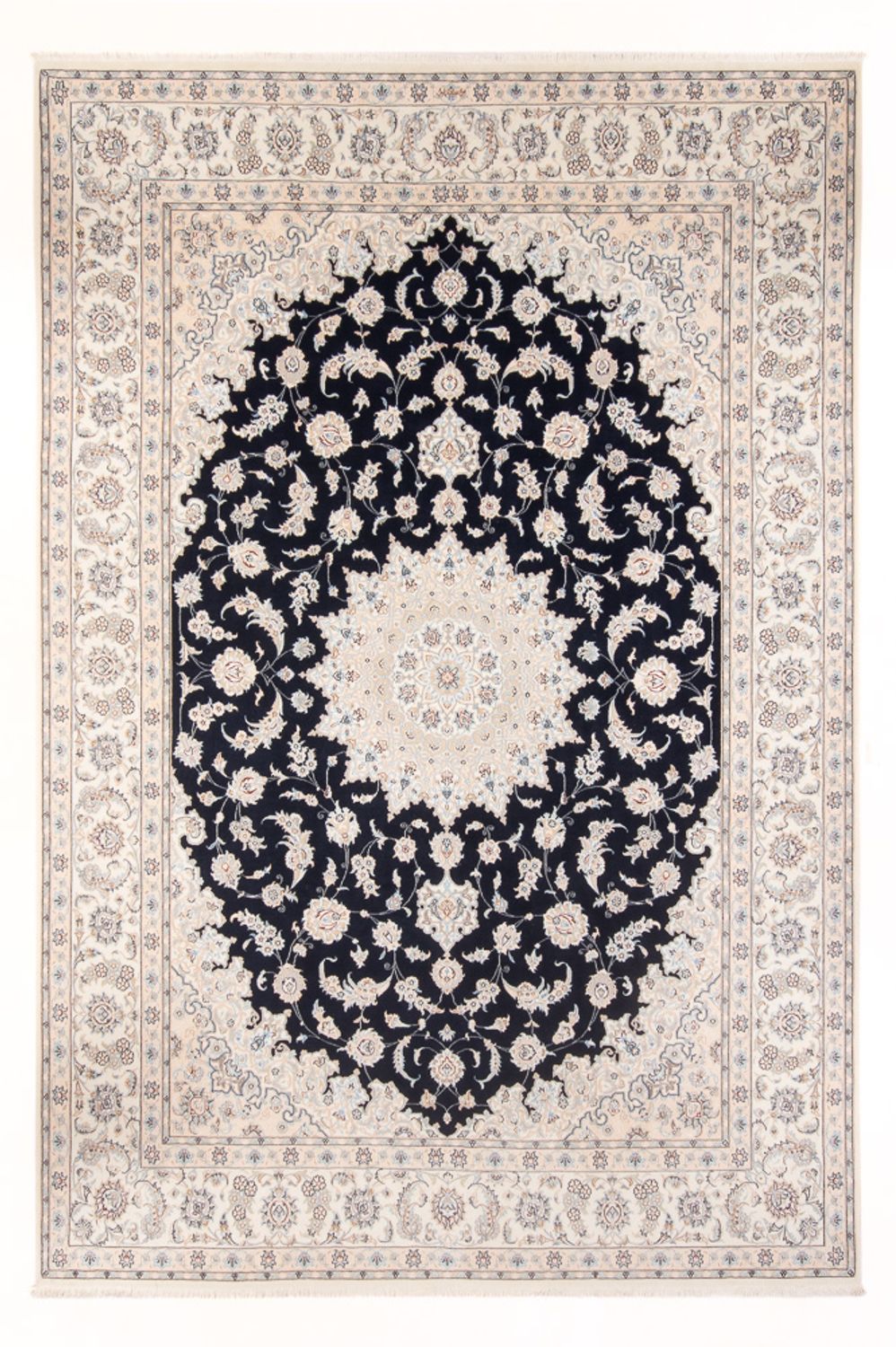Perser Rug - Nain - Premium - 345 x 247 cm - dark blue