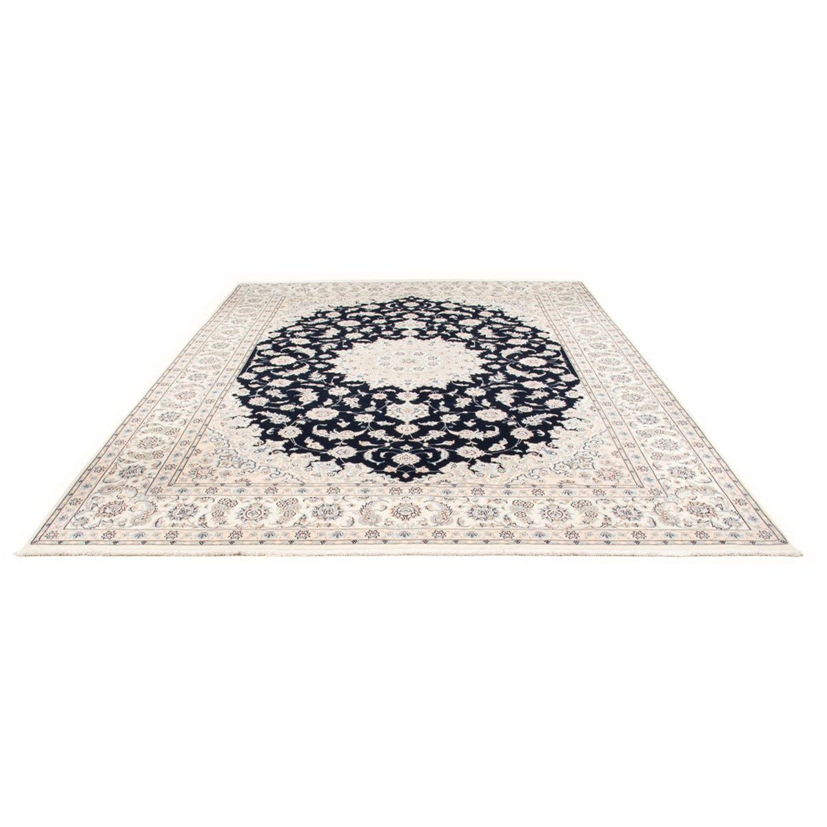 Perser Rug - Nain - Premium - 345 x 247 cm - dark blue