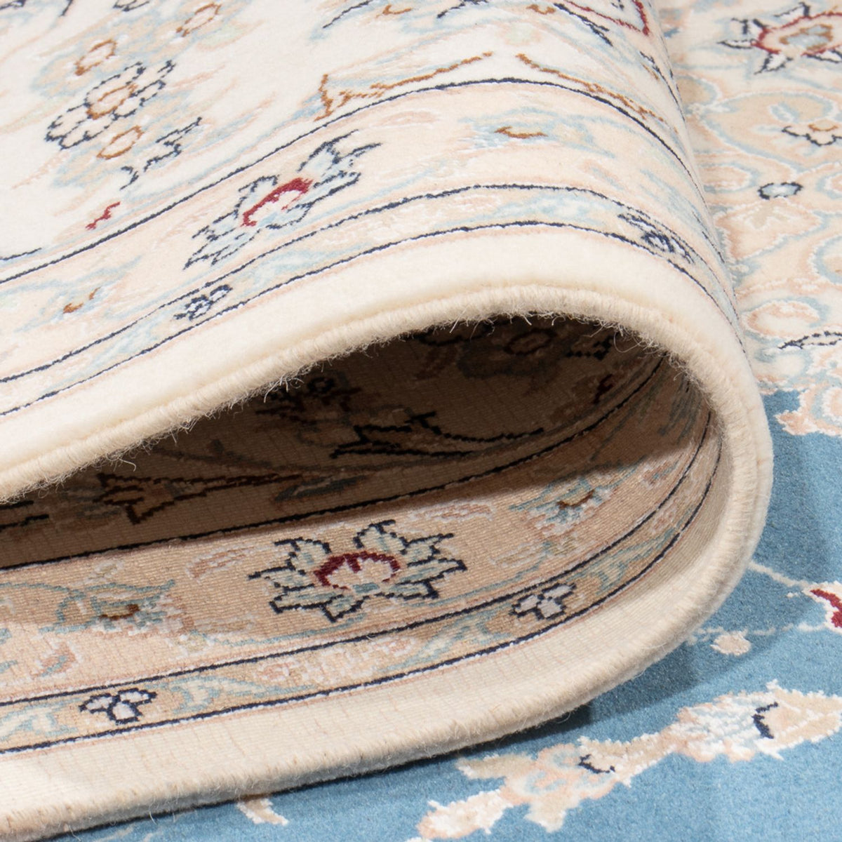 Perser Rug - Nain - Premium - 348 x 245 cm - light blue