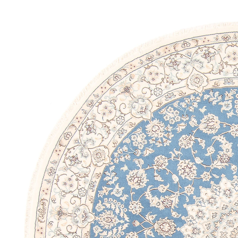 Perser Rug - Nain round  - 200 x 200 cm - light blue