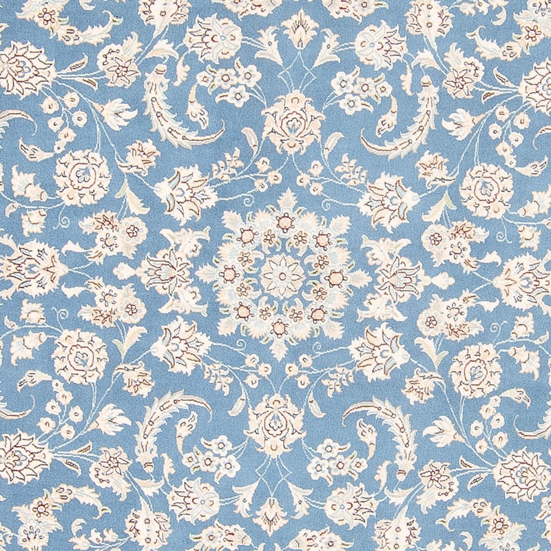 Perser Rug - Nain round  - 212 x 203 cm - light blue