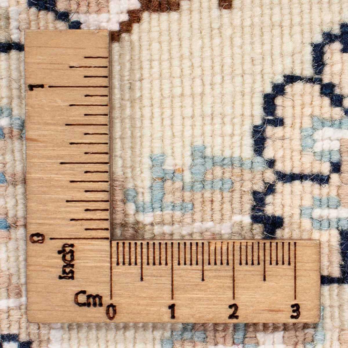 Perser Rug - Nain round  - 212 x 203 cm - light blue