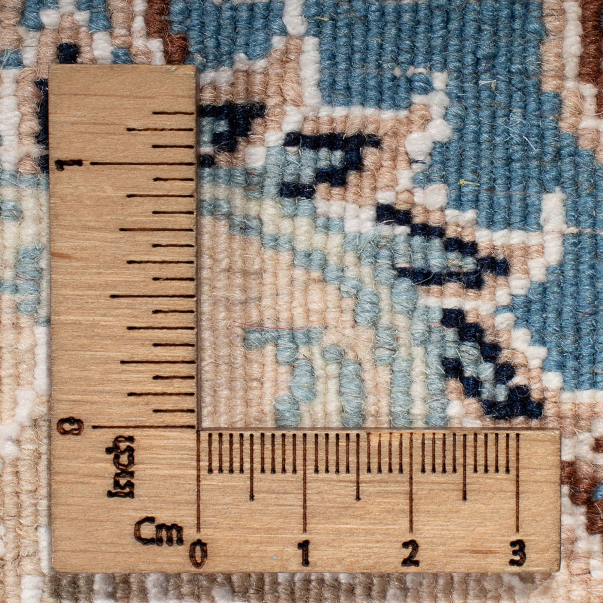 Perser Rug - Nain round  - 197 x 196 cm - cream