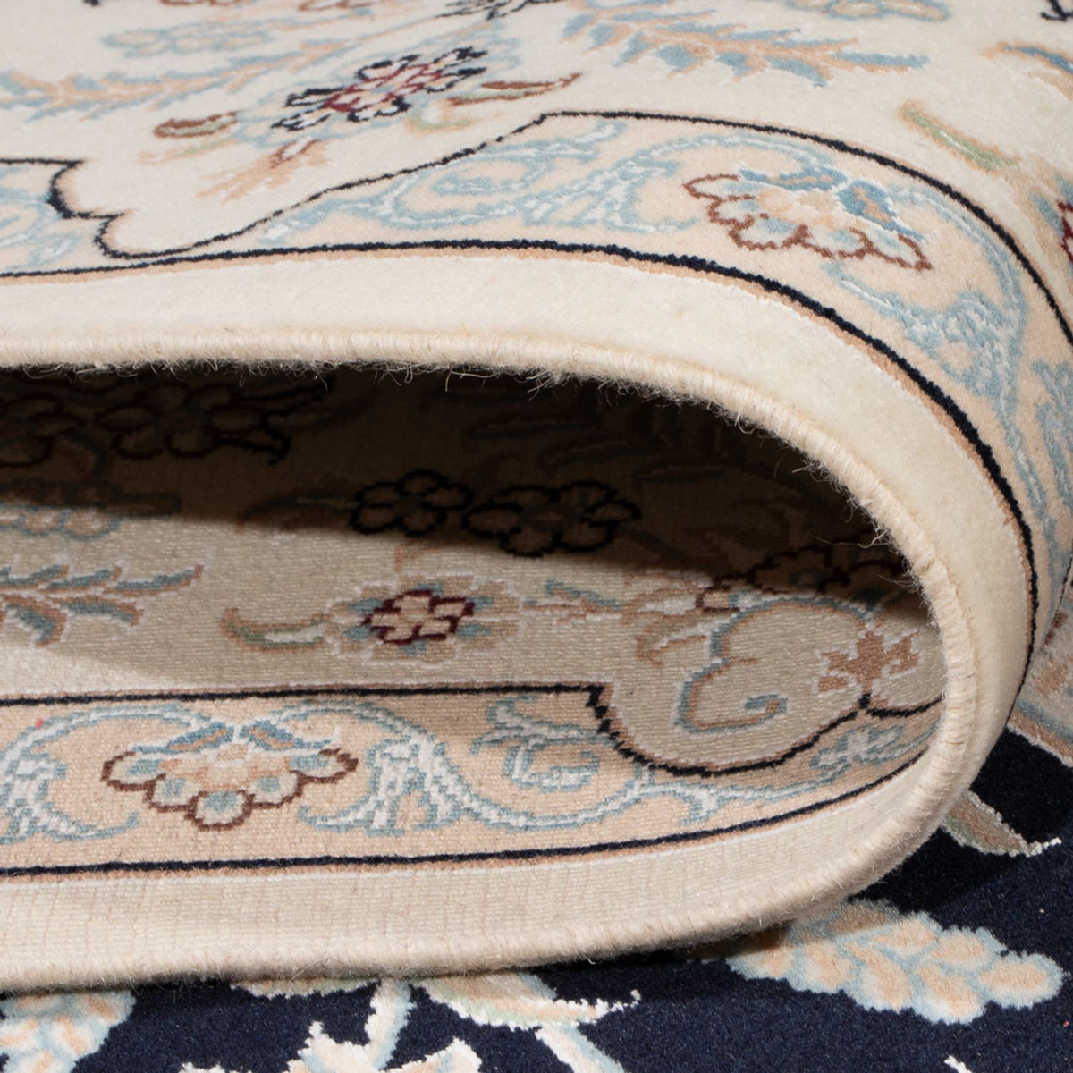 Perser Rug - Nain - Premium - 304 x 197 cm - dark blue