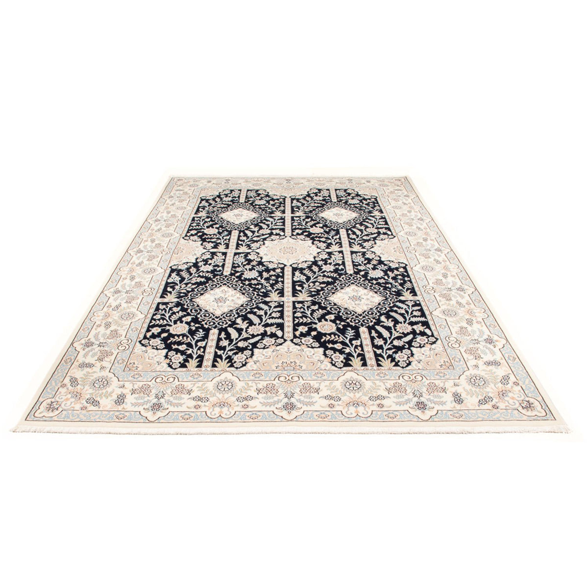 Perser Rug - Nain - Premium - 304 x 197 cm - dark blue