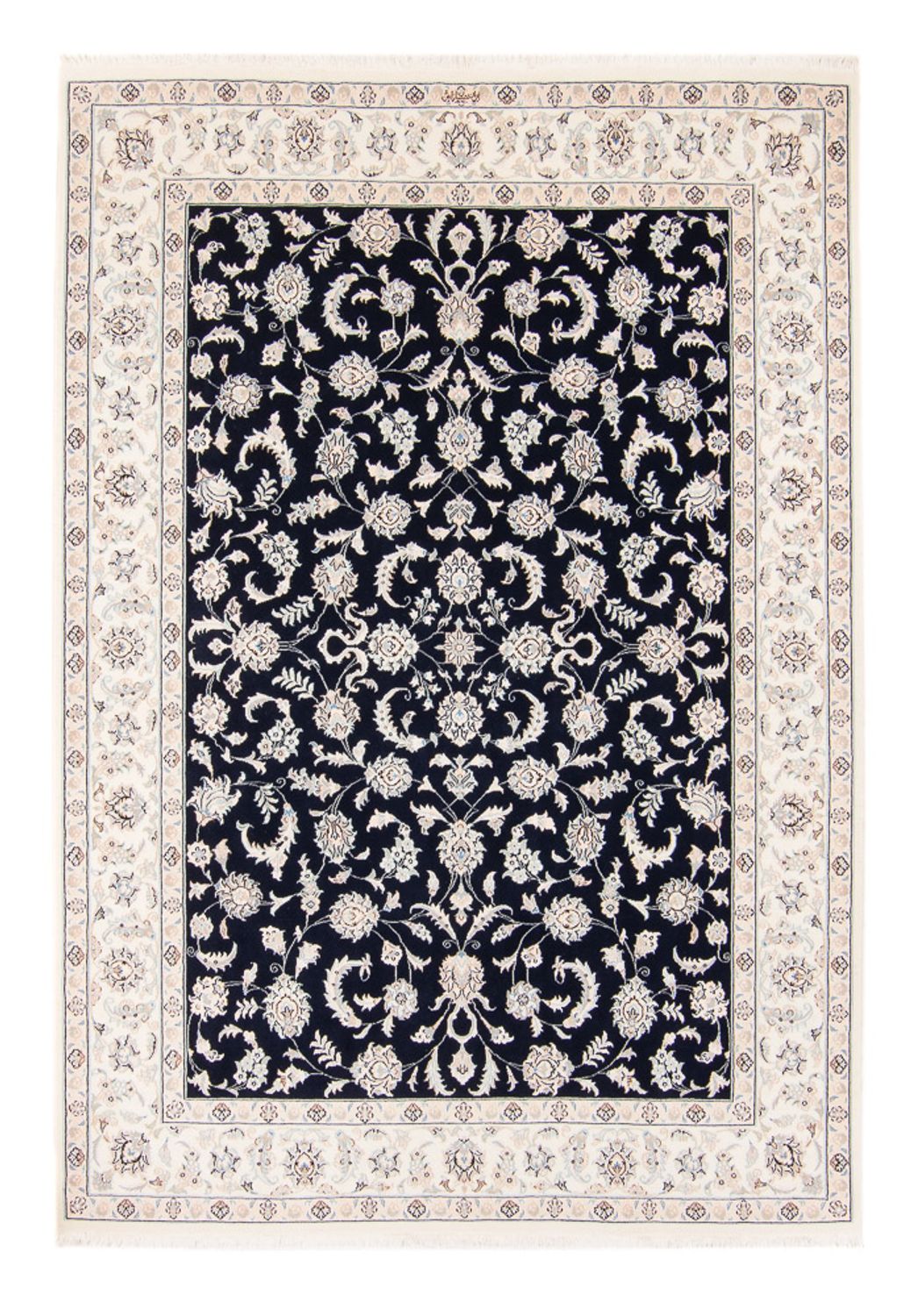 Perser Rug - Nain - 236 x 170 cm - dark blue